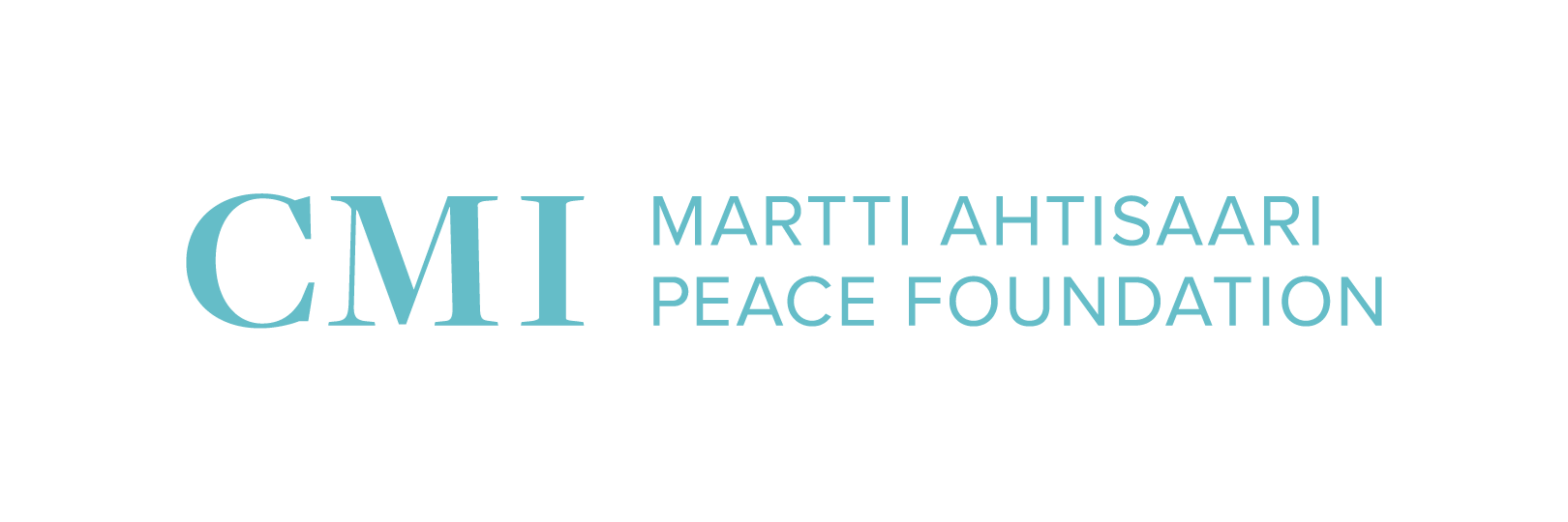 Logo of CMI Martti Ahtisaari Peace Foundation linking to their website