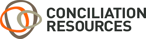 Logo of CR Conciliation Resources linking to their website