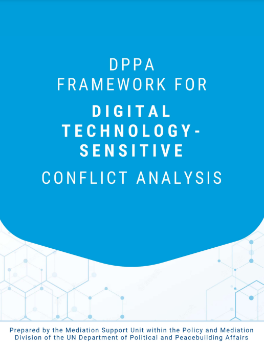 DPPA Document Framework for Digital Technology - Sensitive Conflict Analysis