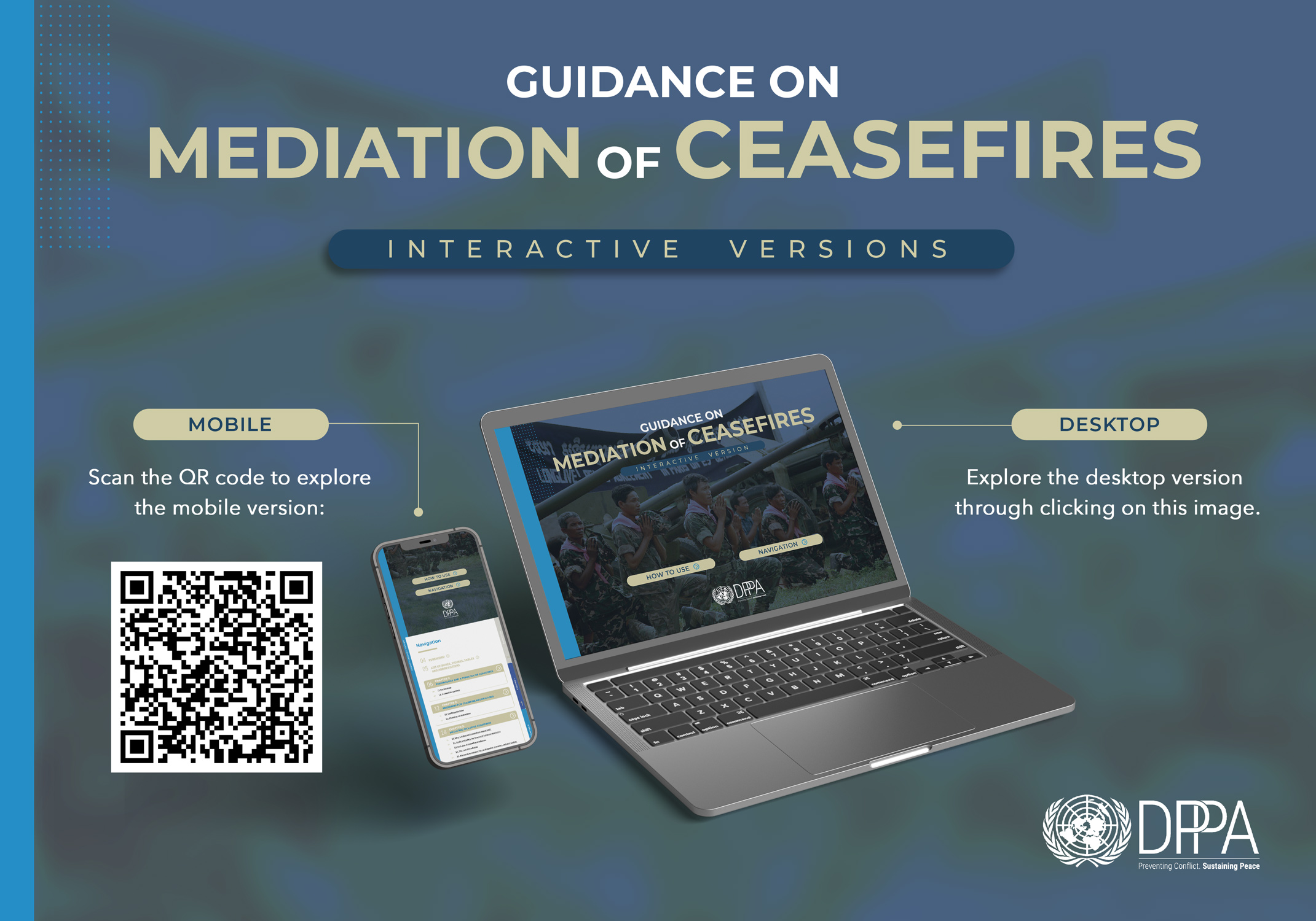 Cover image of guidance on mediation of ceasefires