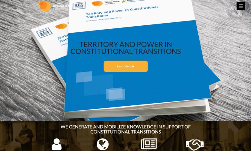 Screenshot of constitutionaltransitions.org